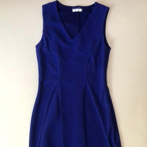 Sis Sis Women’s V Neck Blue Dress
